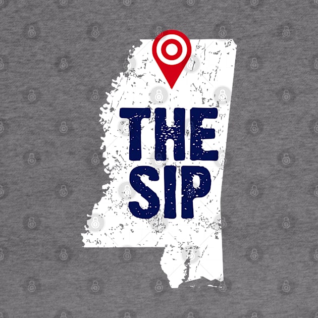 The Sip, Mississippi, State of Mississippi, Map Art, Map, Location, Oxford, Oxford ms, Oxford Mississippi by TheShirtGypsy